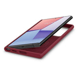 Силиконов Калъф за Samsung S22 Ultra, Spigen Cyrill Brick Color Case, Бордо (6)