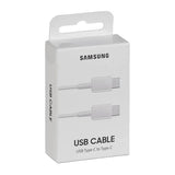 Оригинален USB-C към USB-C Кабел Samsung 1m EP-DA705BWE, Бял