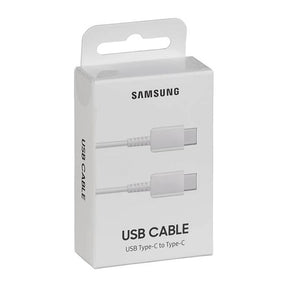 Оригинален USB-C към USB-C Кабел Samsung 1m EP-DA705BWE, Бял