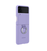 Оригинален Силиконов Калъф за Samsung Z Flip 3, Silicone Ring Cover Case EF-PF711TNVE, Лилав