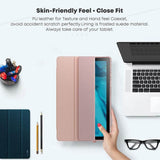 Кожен Калъф за Samsung Tab A7 10.4", Infiland Smart Case, Розов (3)
