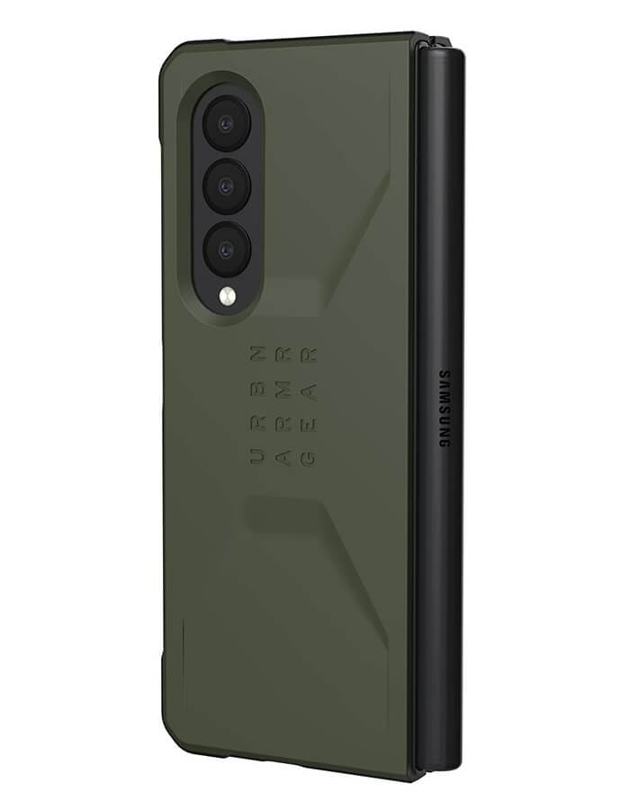 Противоударен Калъф за Samsung Z Fold 3, UAG Civilian Case, Зелен (2)