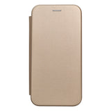 Кожен Калъф за Samsung S22 Plus, Forcell Elegance Book Case, Златист (2)