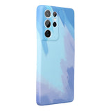 Силиконов Калъф за Samsung S21 Ultra, Printing Pop Case, Син