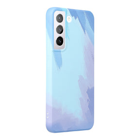 Силиконов Калъф за Samsung S22, Printing Pop Case, Син