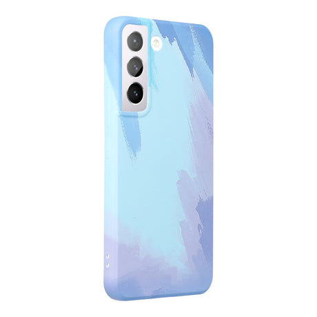 Силиконов Калъф за Samsung S22, Printing Pop Case, Син