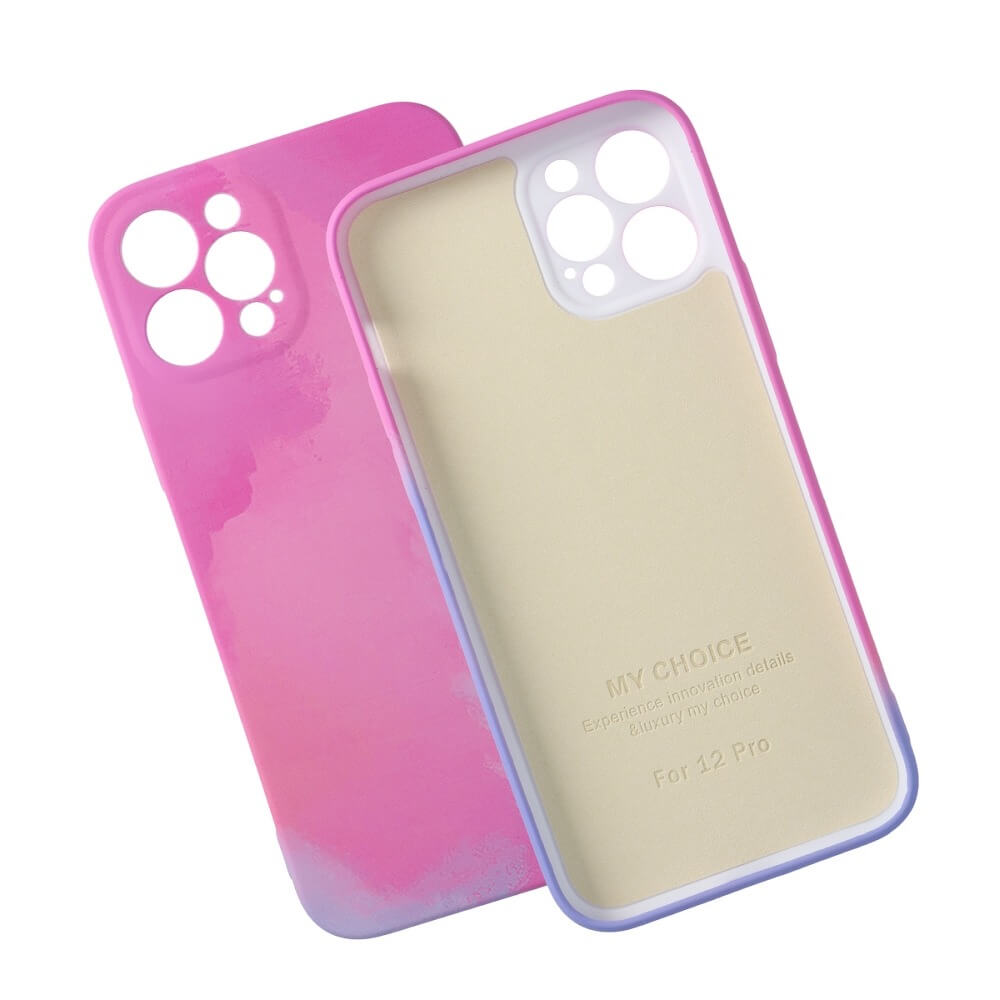 Силиконов Калъф за Samsung A72, Printing Pop Case, Розов (3)