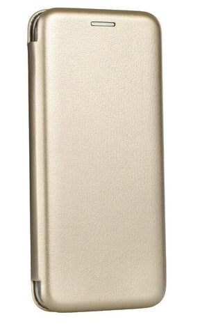 Кожен Калъф за Samsung A52, Forcell Elegance Book Case, Златист