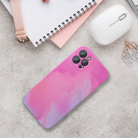 Силиконов Калъф за iPhone 12/Pro, Printing Pop Case, Розов (6)