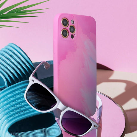Силиконов Калъф за iPhone 13, Printing Pop Case, Розов (5)