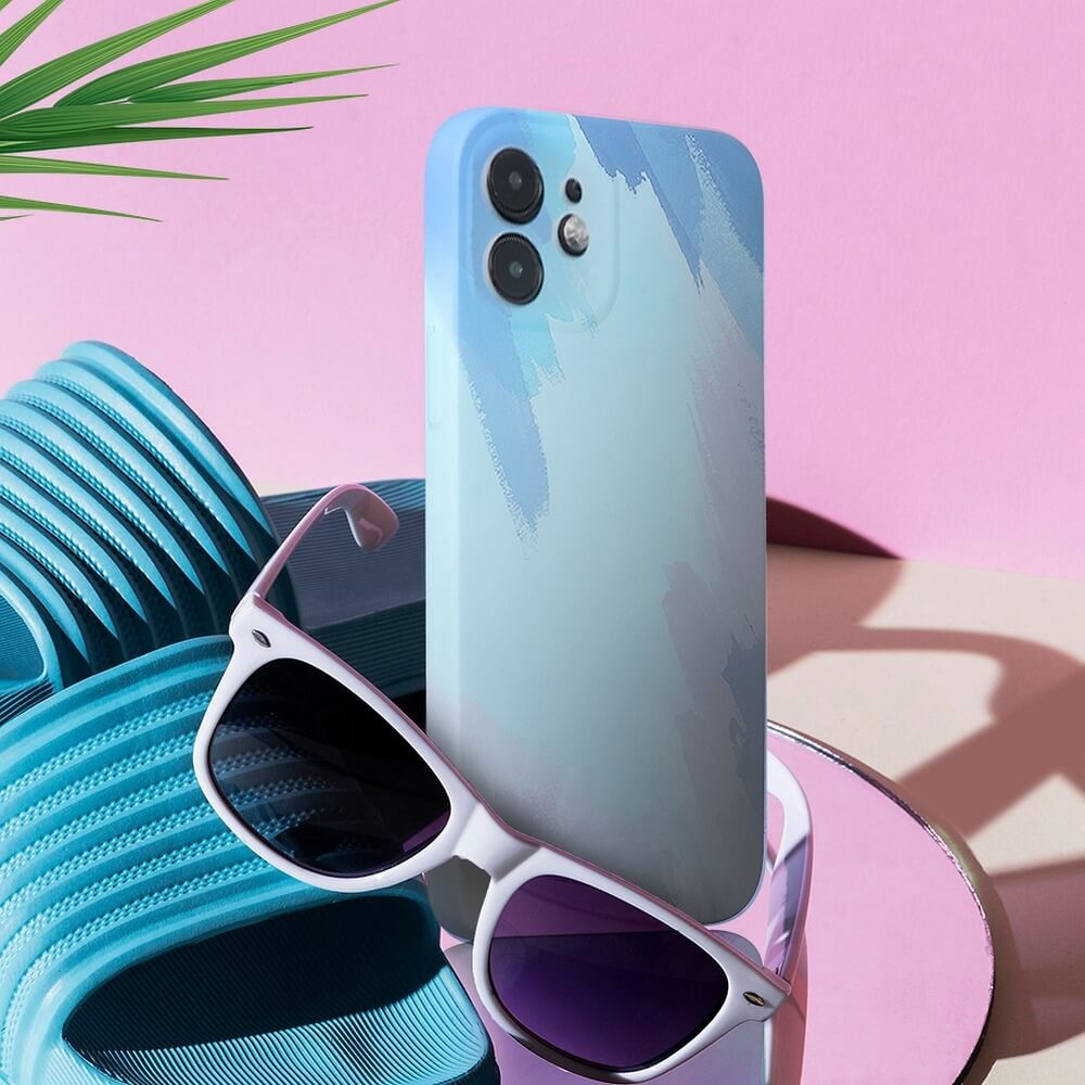 Силиконов Калъф за Samsung A32 4G, Printing Pop Case, Син (6)