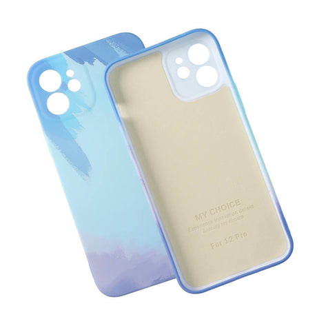 Силиконов Калъф за iPhone 13 Pro, Printing Pop Case, Син (3)