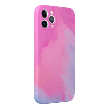 Силиконов Калъф за iPhone 13 Pro, Printing Pop Case, Розов