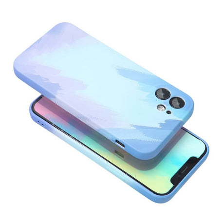 Силиконов Калъф за iPhone 12/Pro, Printing Pop Case, Син (4)