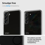 Противоударен Силиконов Калъф за Samsung S21 FE, Spigen Liquid Crystal Case, Прозрачен (7)