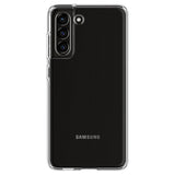 Противоударен Силиконов Калъф за Samsung S21 FE, Spigen Liquid Crystal Case, Прозрачен (4)