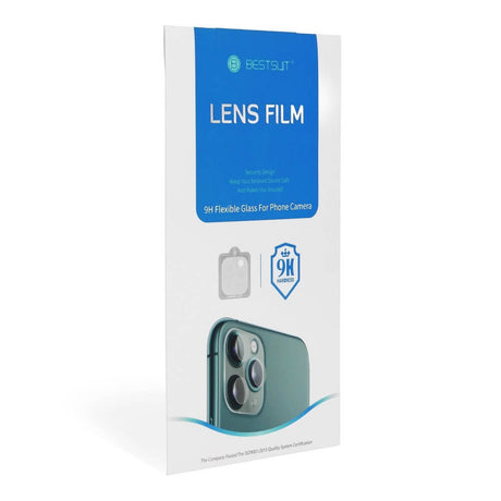 Удароустойчив Протектор за Камерата на iPhone 13, Bestsuit Flexy Cam Glass, Прозрачен (5)