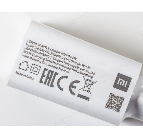 Оригинално Бързо Зарядно, Xiaomi 220v-10W 2A MDY-09-EW, Бял (Bulk) (3)