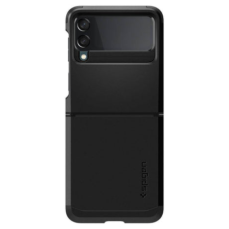 Противоударен Калъф за Samsung Z Flip 3, Spigen Tough Armor Case, Черен (7)