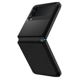 Противоударен Калъф за Samsung Z Flip 3, Spigen Tough Armor Case, Черен