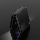 Противоударен Калъф за Samsung Z Flip 3, Spigen Tough Armor Case, Черен (8)