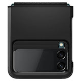 Противоударен Калъф за Samsung Z Flip 3, Spigen Tough Armor Case, Черен (6)