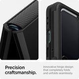 Противоударен Калъф за Samsung Z Flip 3, Spigen Tough Armor Case, Черен (2)
