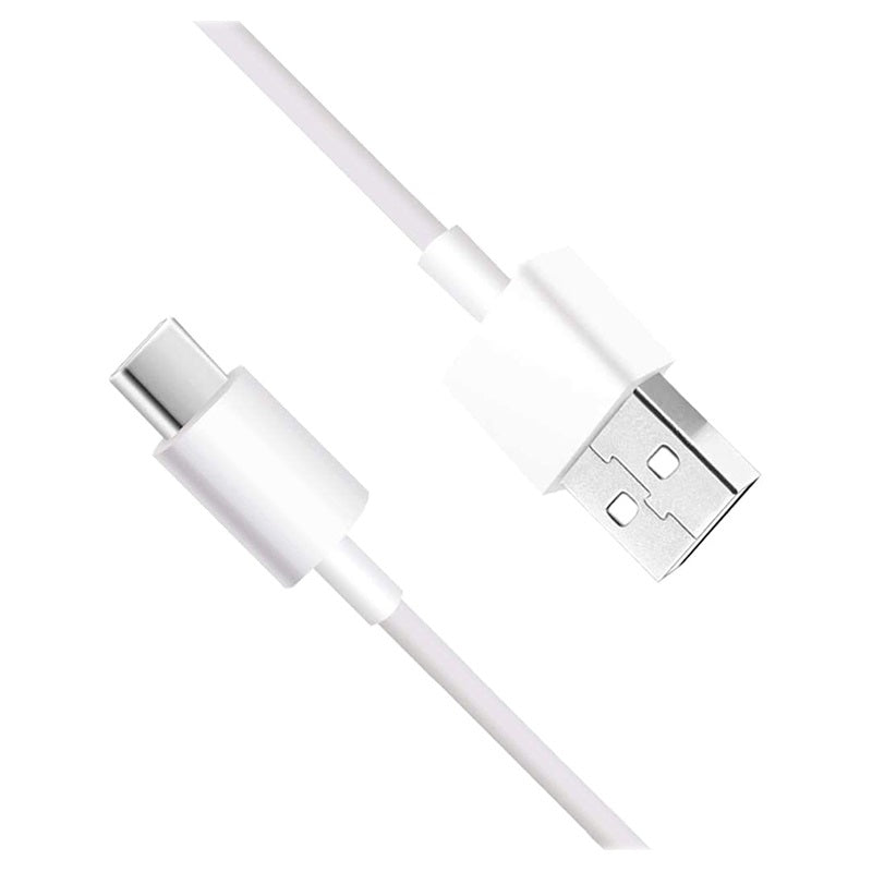 Оригинален USB-C Кабел за Xiaomi с Бързо Зареждане 3A 1m, Бял (Bulk) (2)