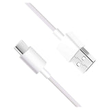 Оригинален USB-C Кабел за Xiaomi с Бързо Зареждане 3A 1m, Бял (Bulk) (2)