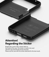 Тънък Противоударен Калъф за Samsung Z Flip 3, Ringke Slim Case, Черен (7)
