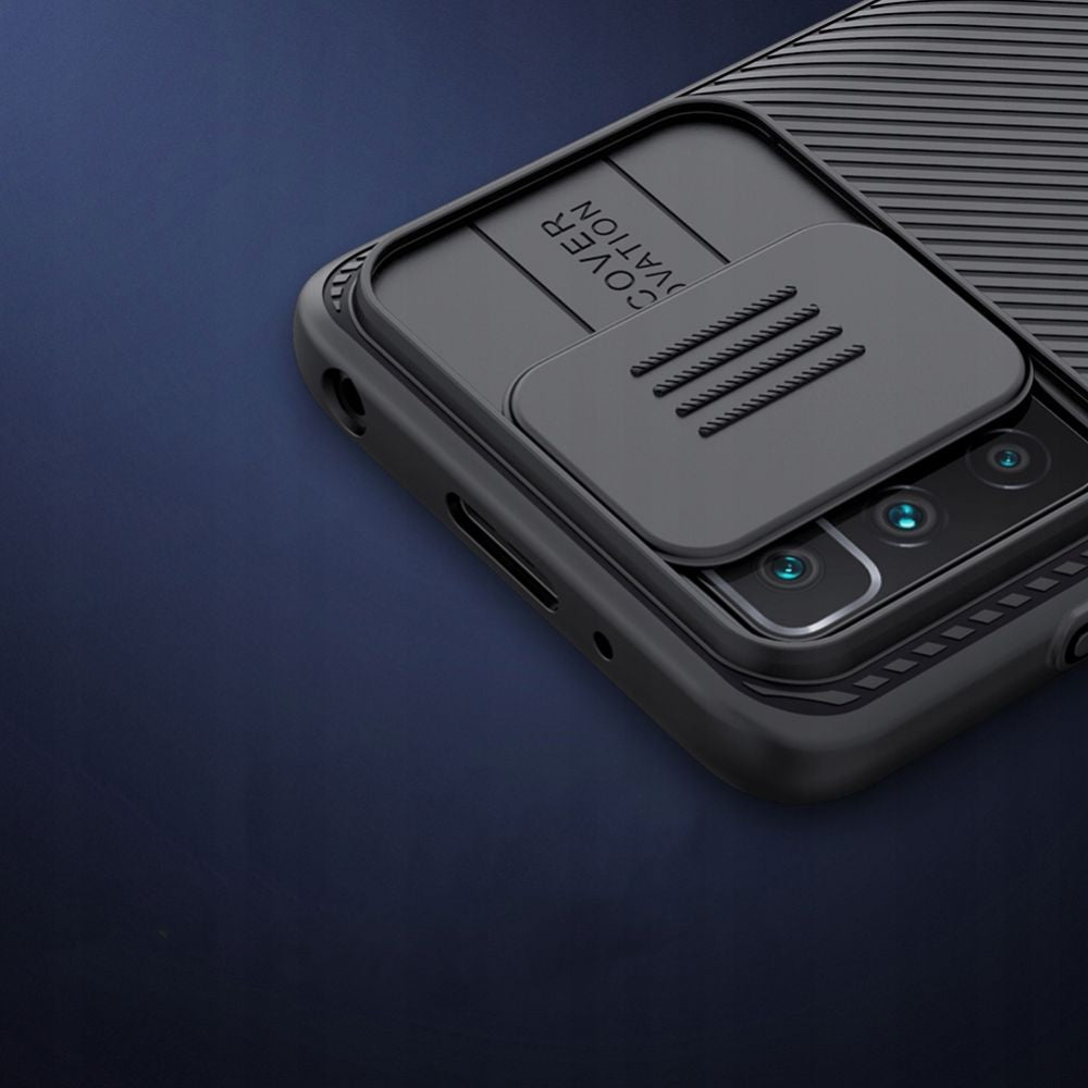 Калъф с Плъзгач за Камера за Xiaomi Redmi 10, Nillkin CamShield Case, Черен (3)