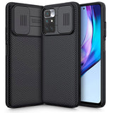 Калъф с Плъзгач за Камера за Xiaomi Redmi 10, Nillkin CamShield Case, Черен