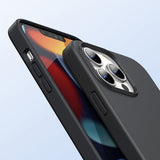 Матов Силиконов Калъф за iPhone 13, ESR Cloud Soft Case, Черен (3)