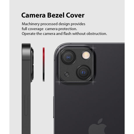 Протектор за Камерата на iPhone 13 Mini, Ringke Full Cam Glass, Черен (2)