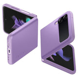 Противоударен Калъф за Samsung Z Flip 3, Spigen Thin Fit Case, Лилав (7)