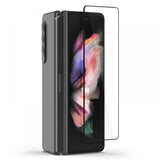 Стъклен Протектор и Фолио за Пантата на Samsung Z Fold 3, Spigen Slim Glass, Прозрачен (6)