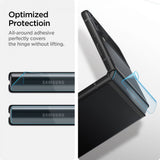 Външен Протектор и Фолио за Пантата на Samsung Z Flip 3, Spigen Optic Glass 2бр., Прозрачен (4)