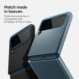 Външен Протектор и Фолио за Пантата на Samsung Z Flip 3, Spigen Optic Glass 2бр., Прозрачен (5)