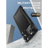 Противоударен Калъф за iPhone 13 Pro Max, Supcase Clayco Xenon, Черен (4)