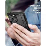 Противоударен Калъф за iPhone 13 Pro Max, Supcase Clayco Xenon, Черен (3)