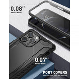 Противоударен Калъф за iPhone 13 Pro Max, Supcase Clayco Xenon, Черен (2)