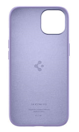 Матов Силиконов Калъф за iPhone 13, Spigen Silicone Fit Case, Лилав (3)