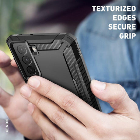 Противоударен Калъф за Samsung S21, Supcase Clayco Xenon, Черен (3)