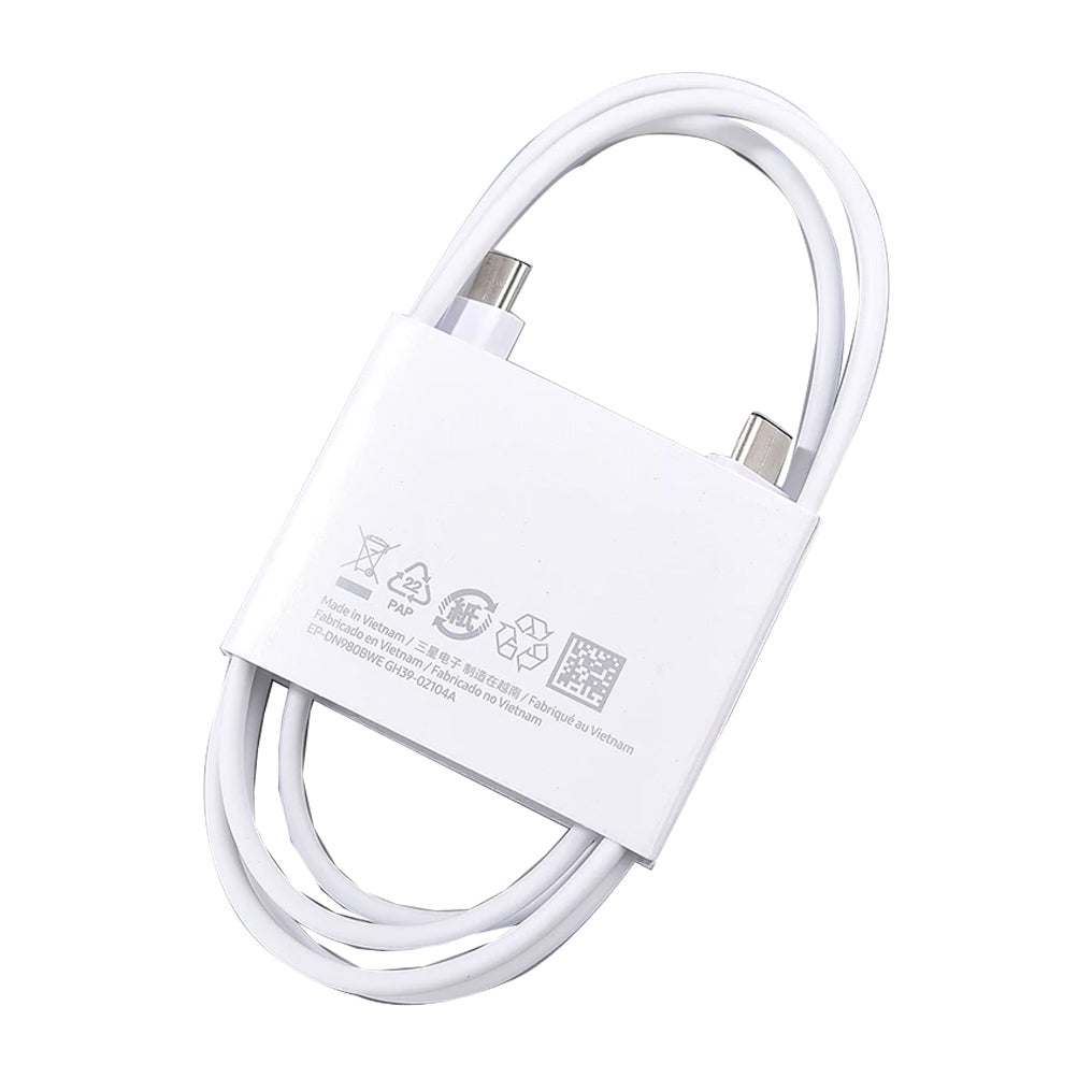 Оригинален USB-C Кабел за Samsung 3A 1m EP-DN980, Бял (Bulk)