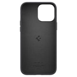 Матов Силиконов Калъф за iPhone 13 Pro, Spigen Silicone Fit Case, Черен (3)