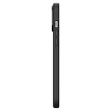 Матов Силиконов Калъф за iPhone 13 Pro, Spigen Silicone Fit Case, Черен (4)
