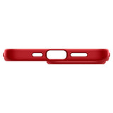 Противоударен Калъф за iPhone 13 Pro, Spigen Thin Fit Case, Червен (6)