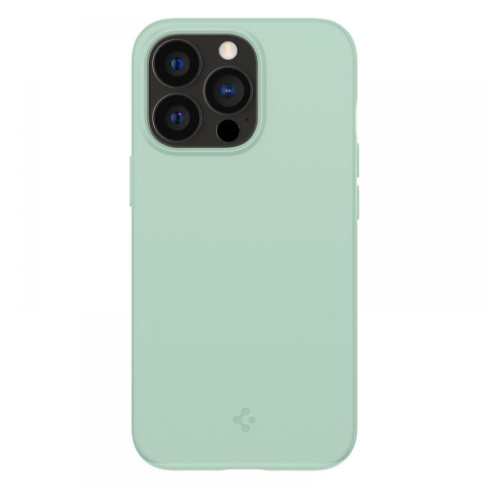 Противоударен Калъф за iPhone 13 Pro, Spigen Thin Fit Case, Зелен (2)