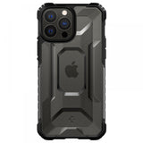 Противоударен Хибриден Калъф за iPhone 13 Pro, Spigen Nitro Force Case, Черен (5)
