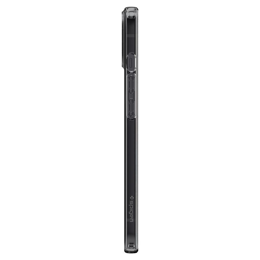 Противоударен Силиконов Калъф за iPhone 13 Mini, Spigen Liquid Crystal Case, Черен (5)